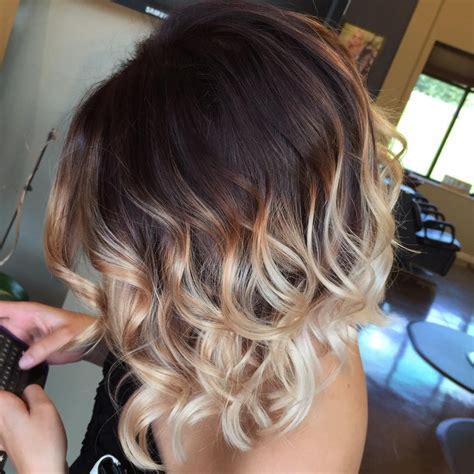 If your hair color is natural, you should definitely also go for a more natural shade of pink that would match it well. . Ombre short hair cuts